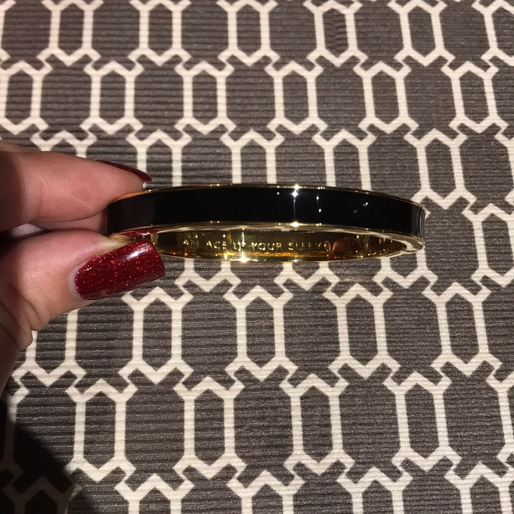 Kate Spade Black & Gold Bracelet